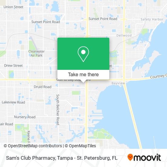 Sam's Club Pharmacy map