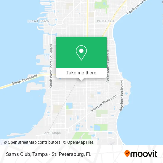 Sam's Club map