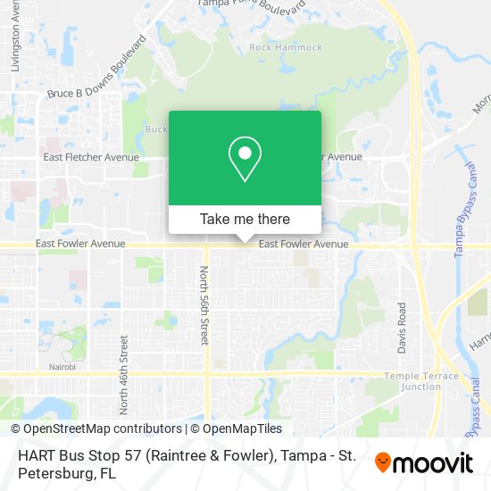 Mapa de HART Bus Stop 57 (Raintree & Fowler)
