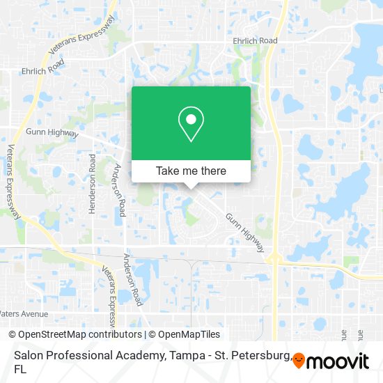 Salon Professional Academy map