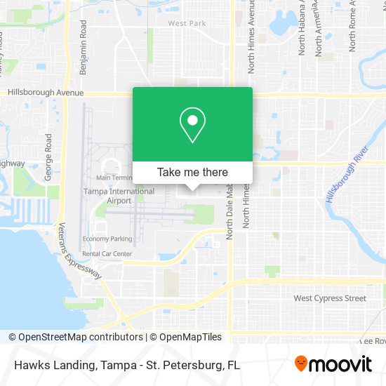 Mapa de Hawks Landing