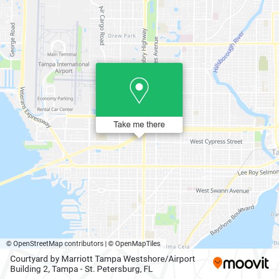 Courtyard by Marriott Tampa Westshore / Airport Building 2 map