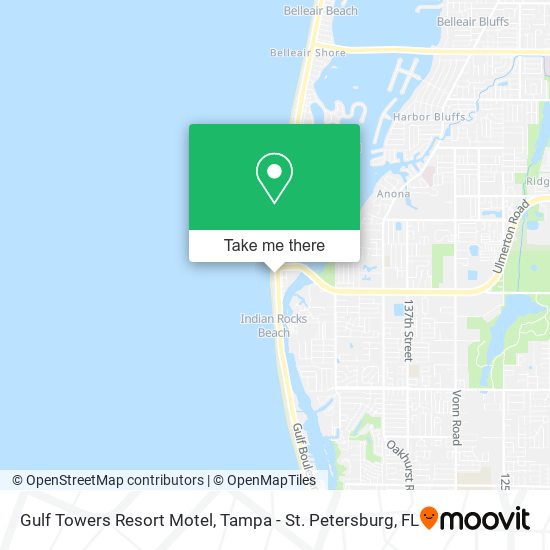 Mapa de Gulf Towers Resort Motel