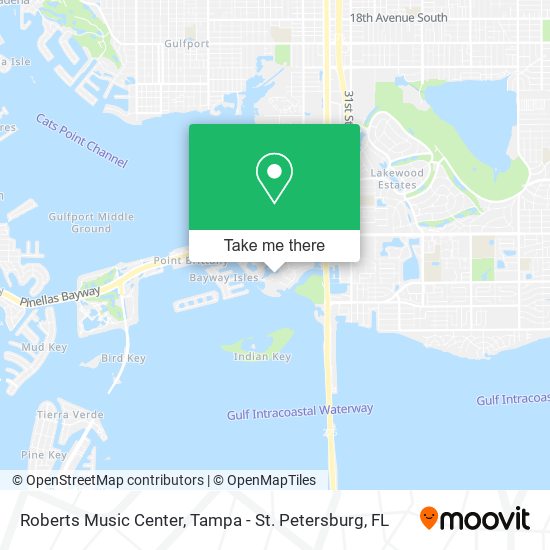 Mapa de Roberts Music Center