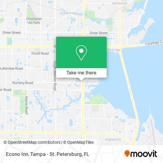 Econo Inn map