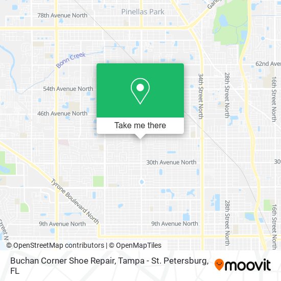 Mapa de Buchan Corner Shoe Repair