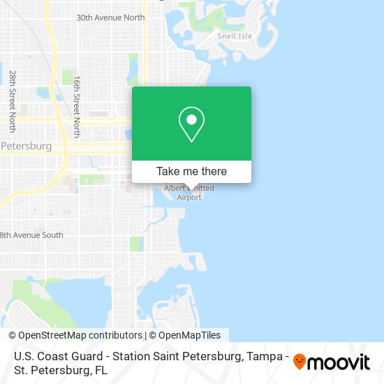 U.S. Coast Guard - Station Saint Petersburg map