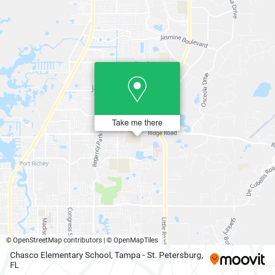 Chasco Elementary School map