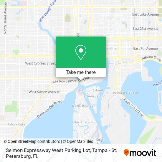 Mapa de Selmon Expressway West Parking Lot