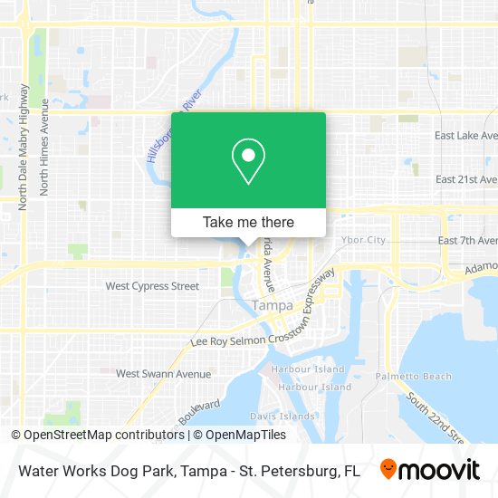 Water Works Dog Park map