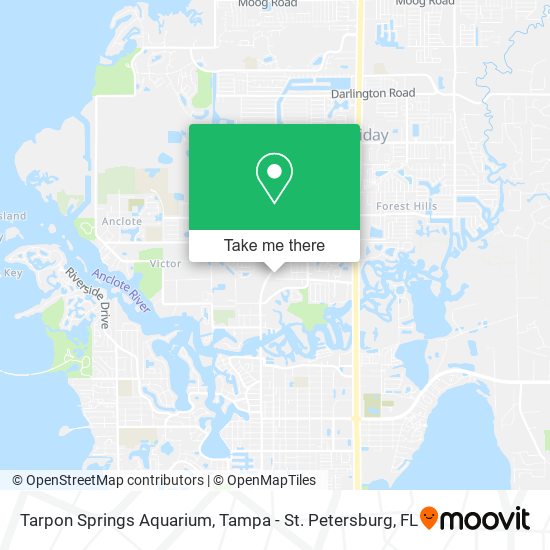 Tarpon Springs Aquarium map