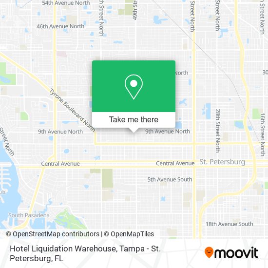 Hotel Liquidation Warehouse map