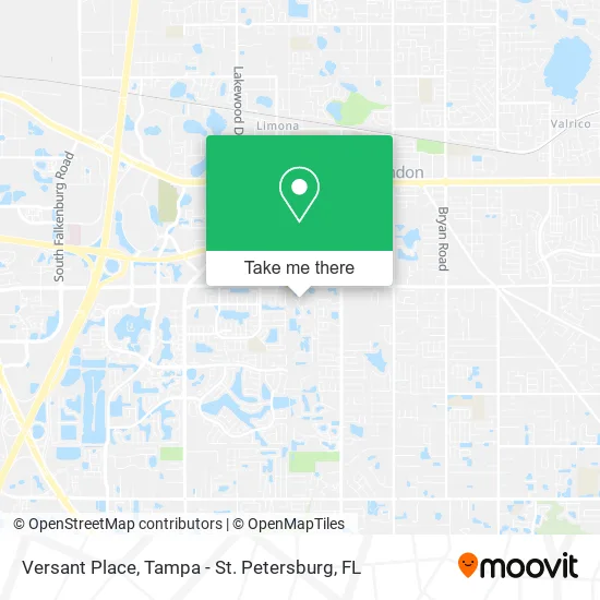 Versant Place map
