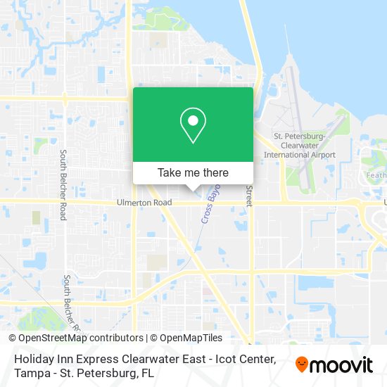 Holiday Inn Express Clearwater East - Icot Center map