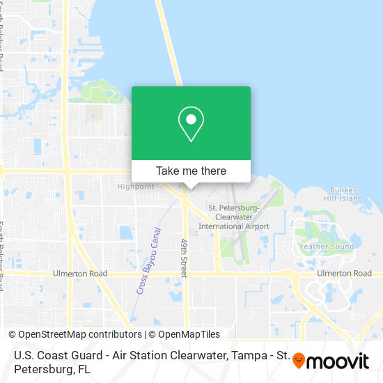 Mapa de U.S. Coast Guard - Air Station Clearwater
