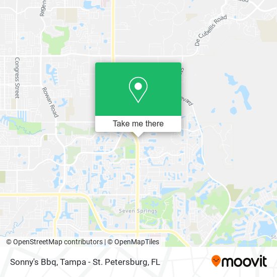 Sonny's Bbq map
