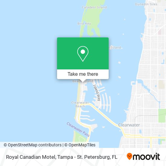 Royal Canadian Motel map