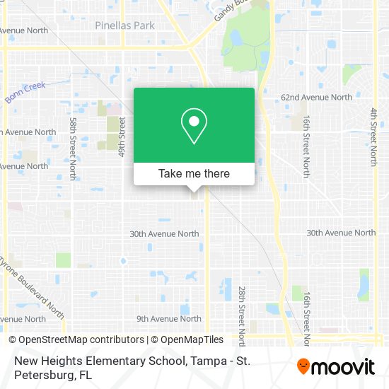 New Heights Elementary School map