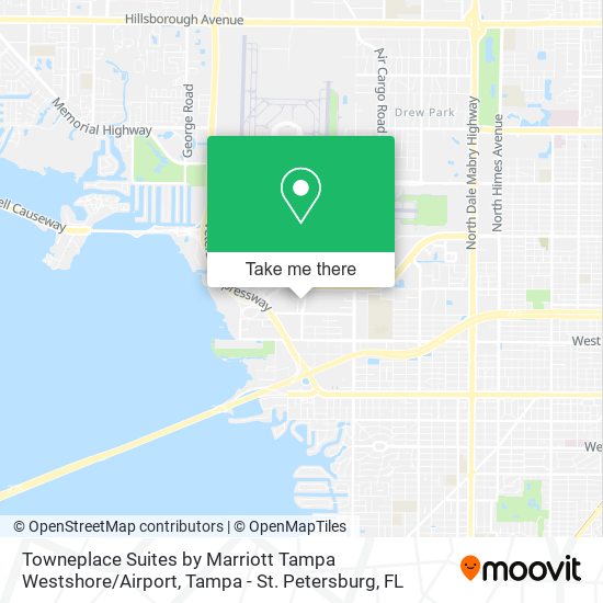 Towneplace Suites by Marriott Tampa Westshore / Airport map