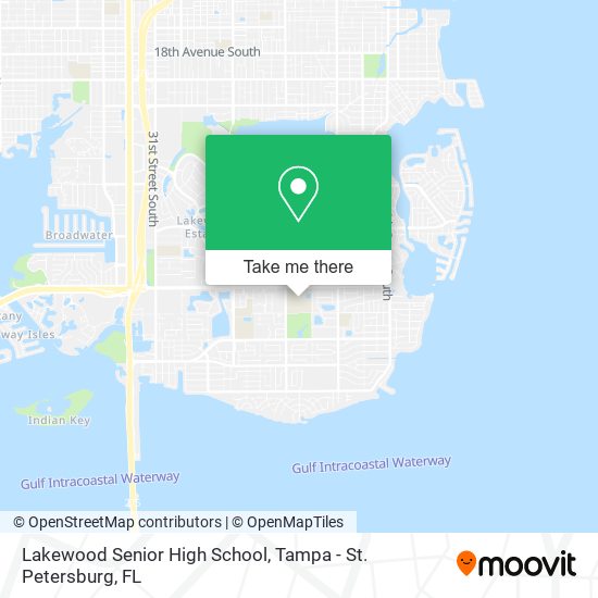 Lakewood Senior High School map