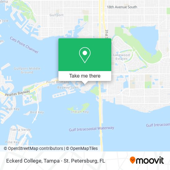 Mapa de Eckerd College