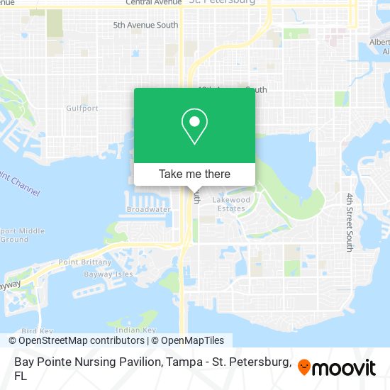 Mapa de Bay Pointe Nursing Pavilion