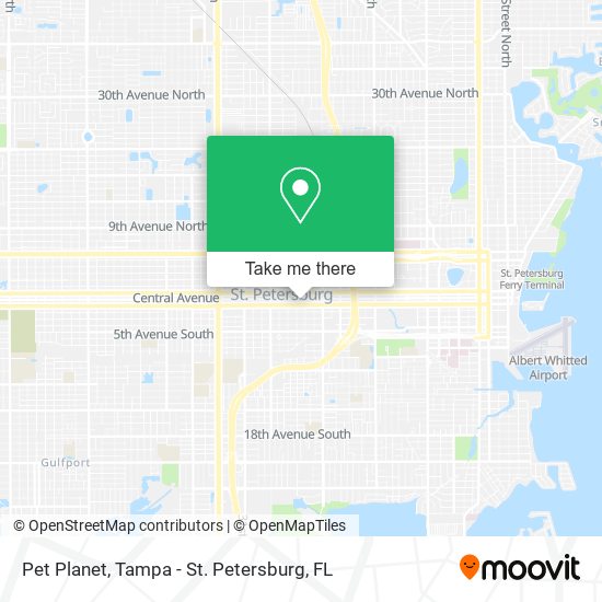 Pet Planet map