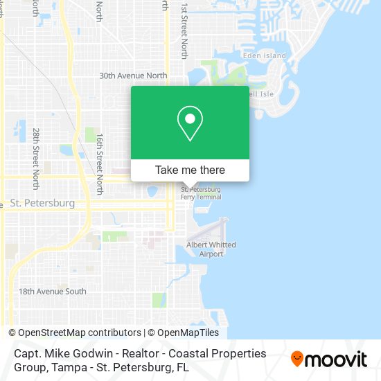 Capt. Mike Godwin - Realtor - Coastal Properties Group map