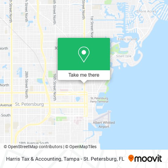 Mapa de Harris Tax & Accounting