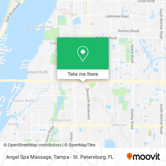 Angel Spa Massage map