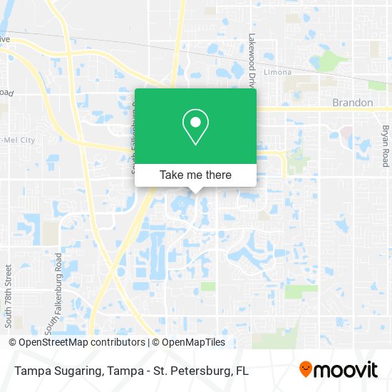 Tampa Sugaring map