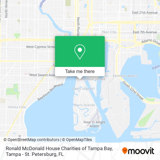 Ronald McDonald House Charities of Tampa Bay map