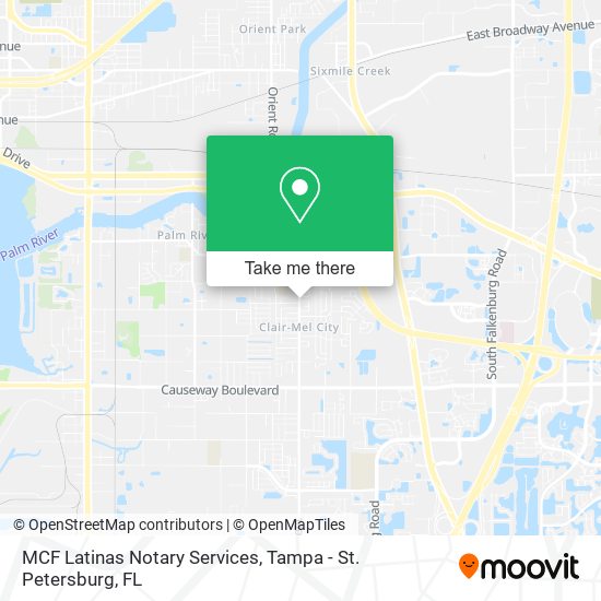 Mapa de MCF Latinas Notary Services