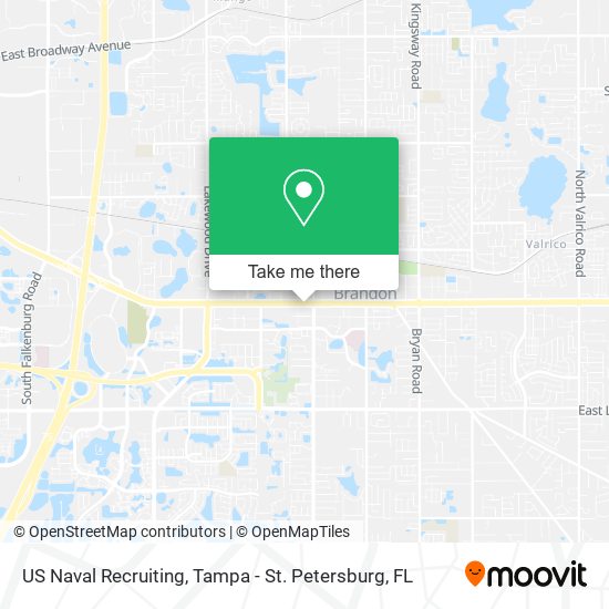 US Naval Recruiting map