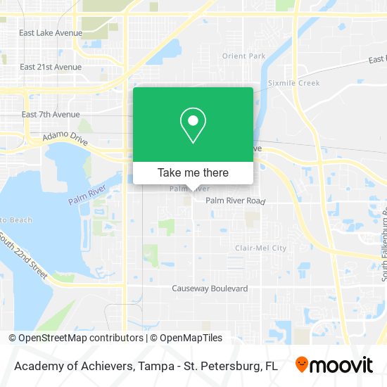 Academy of Achievers map