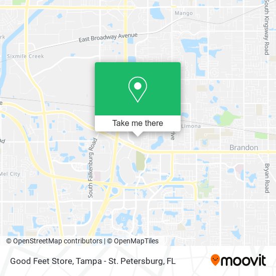 Good Feet Store map