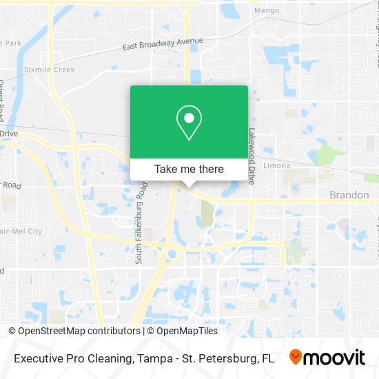 Executive Pro Cleaning map