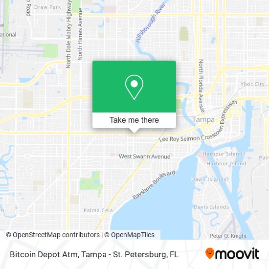 Mapa de Bitcoin Depot Atm