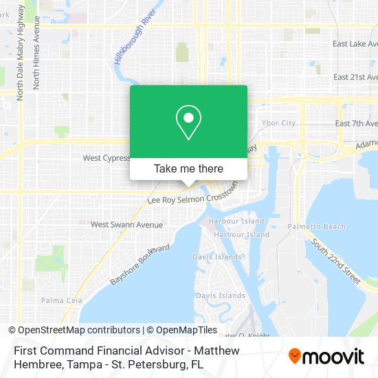 First Command Financial Advisor - Matthew Hembree map
