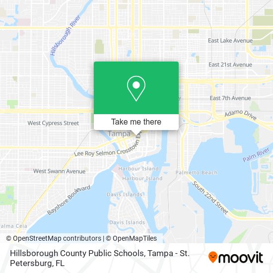 Hillsborough County Public Schools map