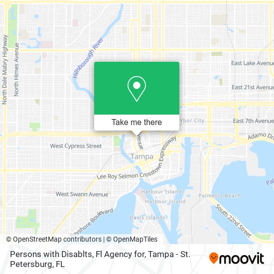 Persons with Disablts, Fl Agency for map