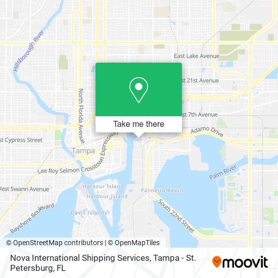 Nova International Shipping Services map