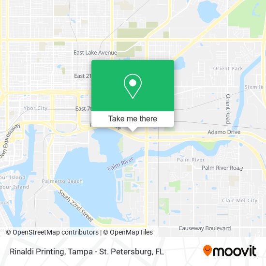 Mapa de Rinaldi Printing