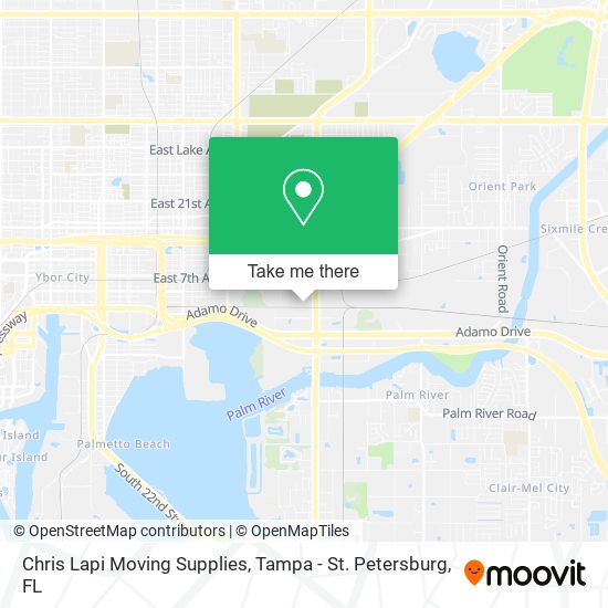 Chris Lapi Moving Supplies map