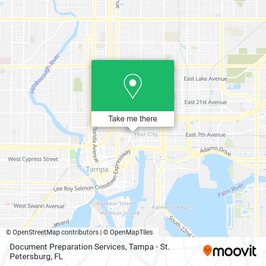 Document Preparation Services map