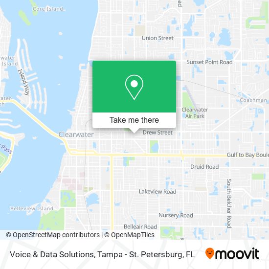 Voice & Data Solutions map