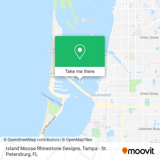 Mapa de Island Moose Rhinestone Designs