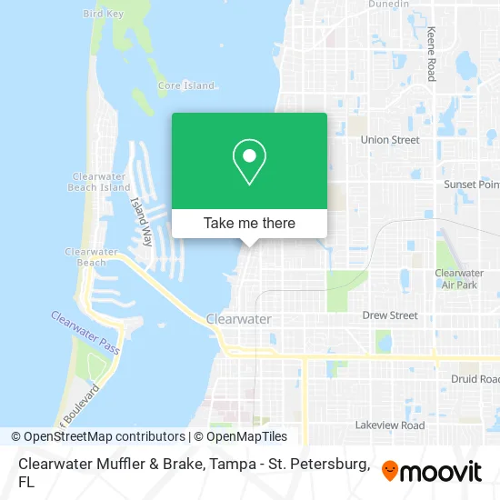 Clearwater Muffler & Brake map