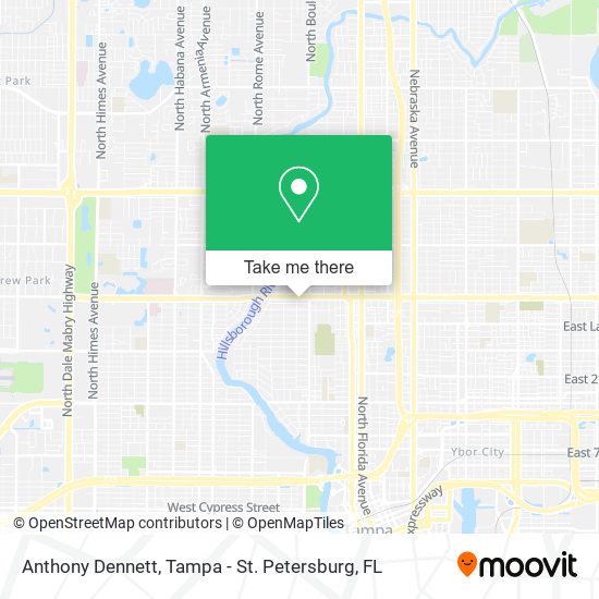 Anthony Dennett map