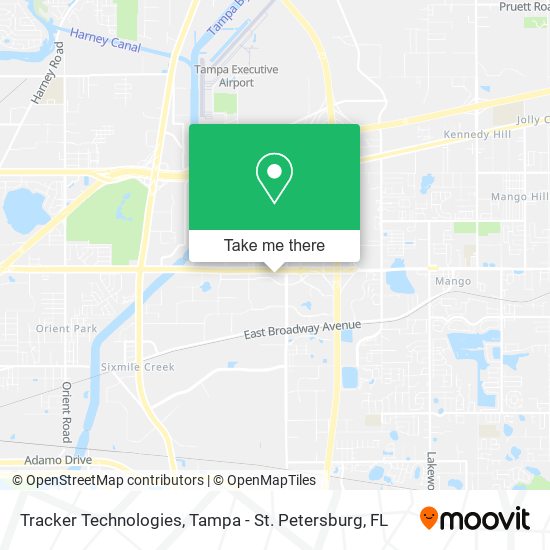 Mapa de Tracker Technologies